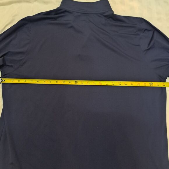 Cremieux Performance 38 Mens Zip Pullover Long Sleeve Shirt Jacket 2XL Dark Blue - Picture 15 of 16